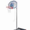 Système de demi-basket / mini-basket mobile, hauteur réglable, panneau en fibre de verre.